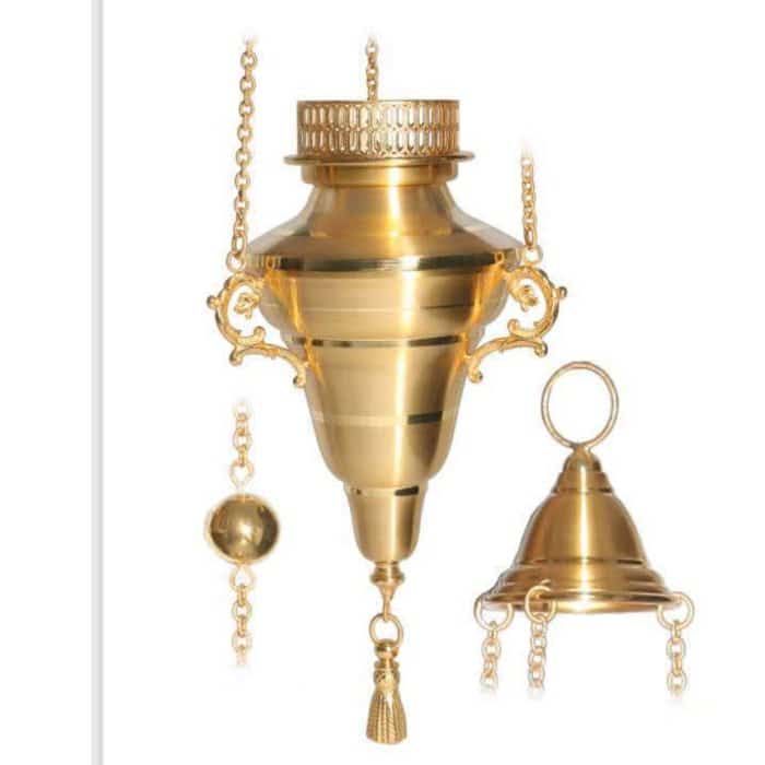 金属灯，直径15厘米 Catholic religious art