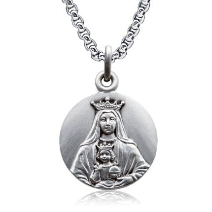 法国银圣牌-科罗莫托圣母-18mm-送钛钢链