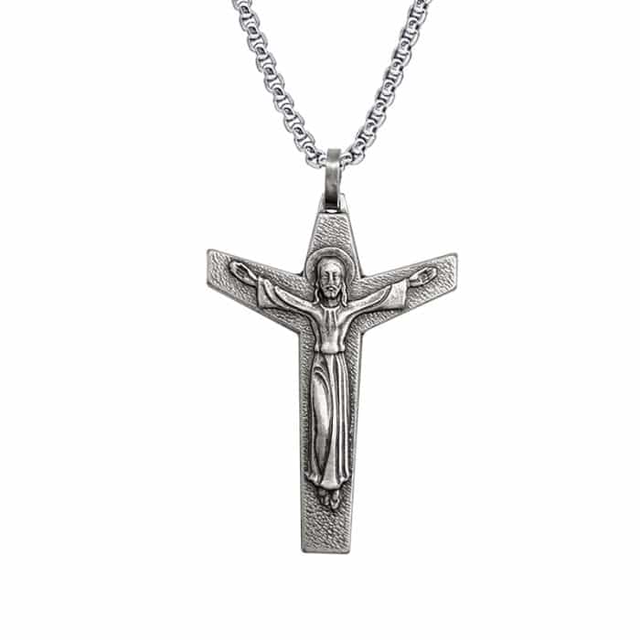 法国十字架-飞机形-复活基督-3.7cm Catholic religious art