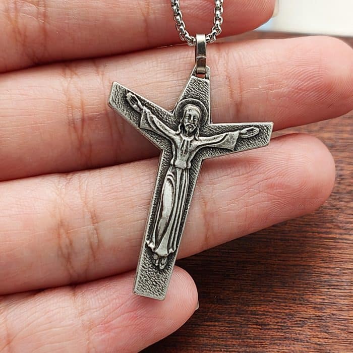 法国十字架-飞机形-复活基督-3.7cm Catholic religious art