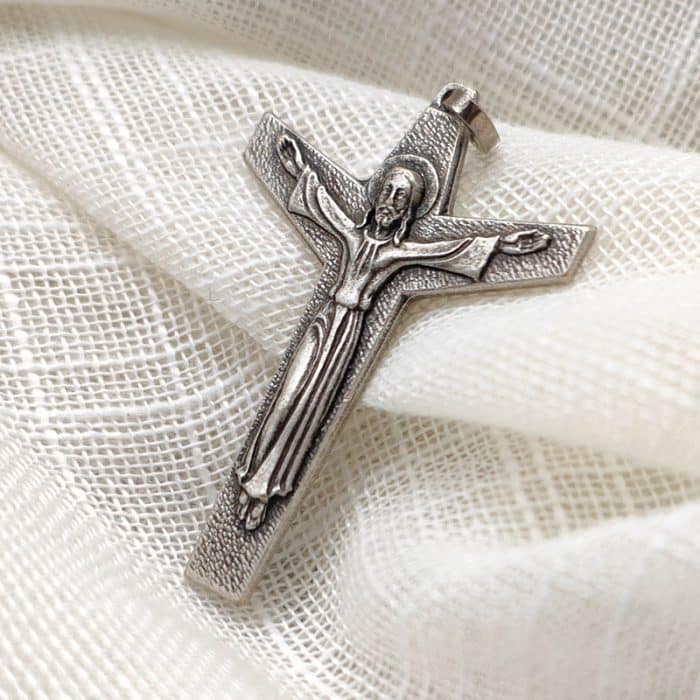 法国十字架-飞机形-复活基督-3.7cm Catholic religious art