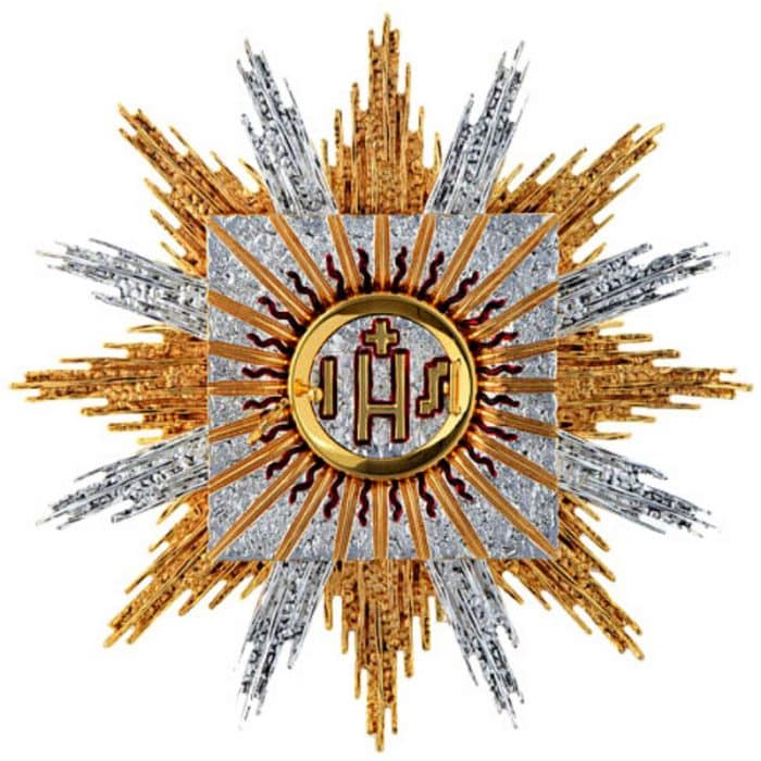 双色黄铜铸造圣体龛（金/银），带展示，门尺寸25x25厘米，内盒25x25x25厘米，放射线55x55厘米 Catholic religious art