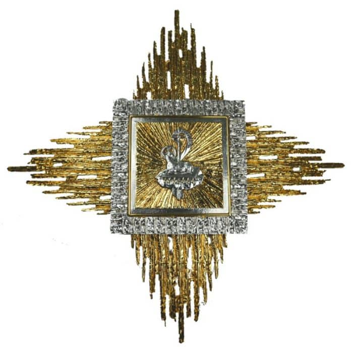 24K金色黄铜铸造圣体龛，无展示，门尺寸27x27厘米，内盒27x27x27厘米，放射线97x97厘米 Catholic religious art