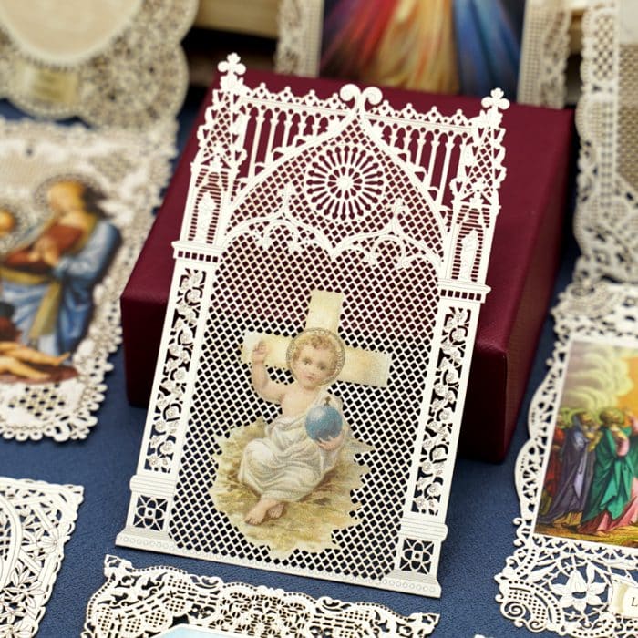 全能者基督圣婴 (Christ the Almighty Infant)-7x11cm Catholic religious art