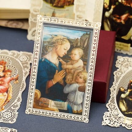 圣母抱耶稣 (Madonna with Jesus)-7x11cm