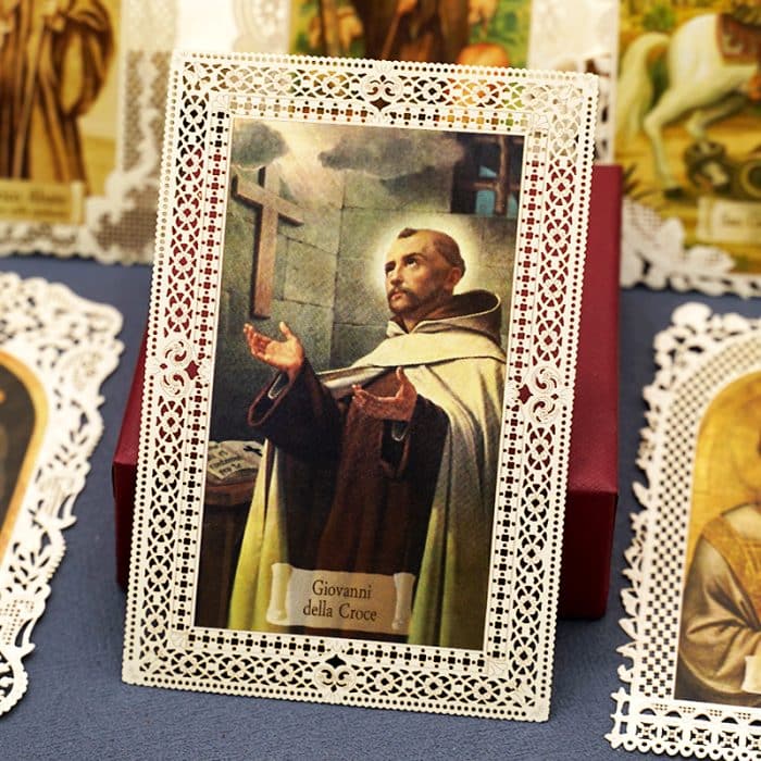 圣若望十字 (St. John the Cross)-7x11cm Catholic religious art