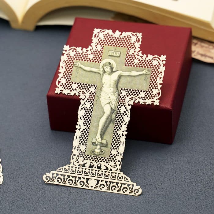 十字架 (Cross)-7x11cm Catholic religious art