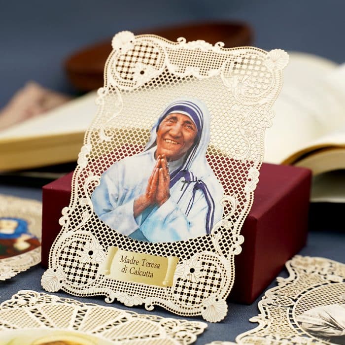 印度德肋撒修女 (Mother Teresa of Calcutta)-7x11cm Catholic religious art