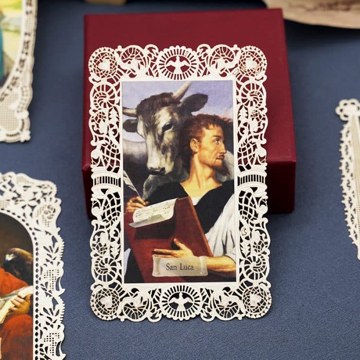 圣使路加 (St. Luke the Evangelist)-7x11cm Catholic religious art