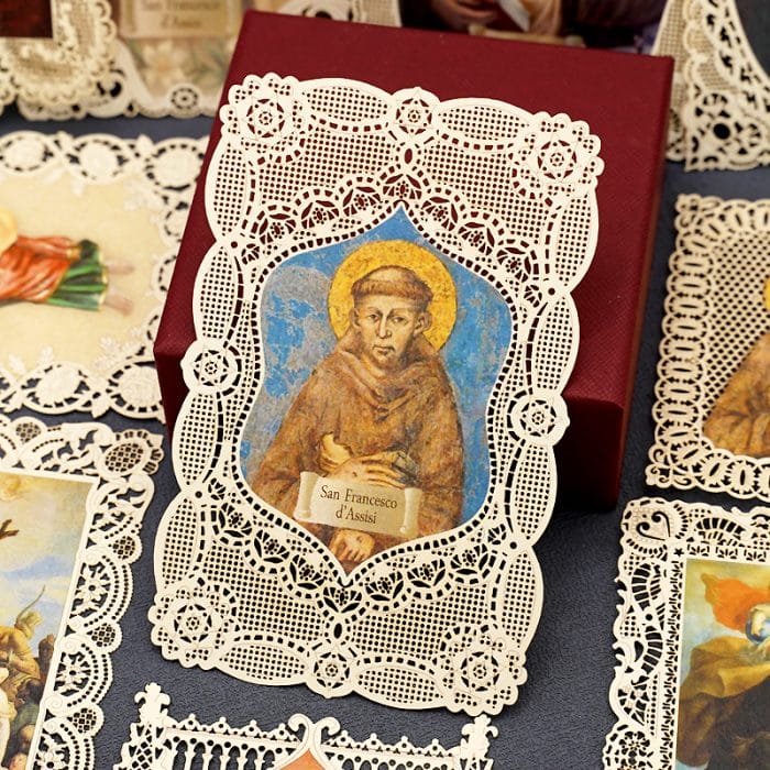 亚西西圣方济各 (St. Francis of Assisi)-7x11cm Catholic religious art