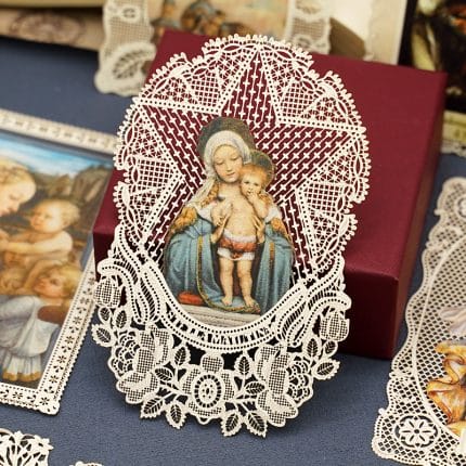 圣母抱耶稣 (Madonna with Jesus)-7x11cm