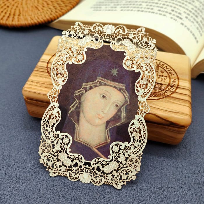 痛苦圣母 (Our Lady of Consolation)-7x11cm Catholic religious art