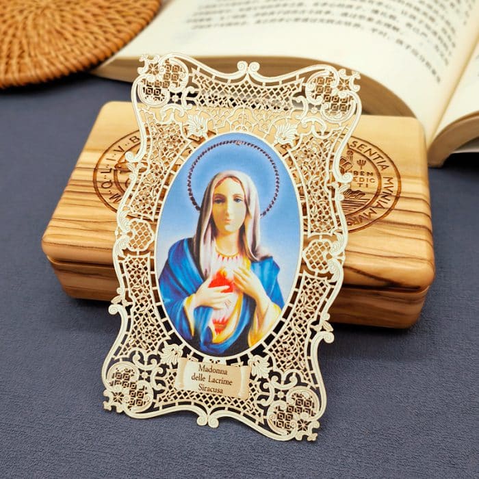泪水圣母 (Our Lady of Tears)-7x11cm Catholic religious art