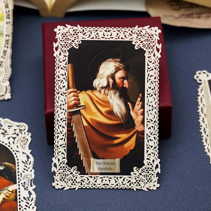 圣西满宗徒 (Saint Simeon the Apostle)-7x11cm Catholic religious art