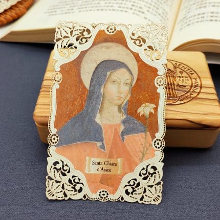 阿西西的加辣 (Saint Clare of Assisi)-7x11cm