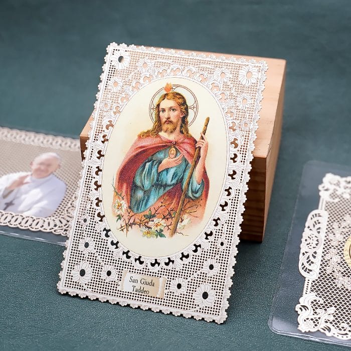 达陡 (Saint Thaddeus)-7x11cm Catholic religious art