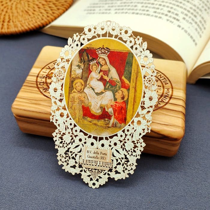 圣殿之门圣母 (Our Lady of the Gate of the Temple)-7x11cm Catholic religious art