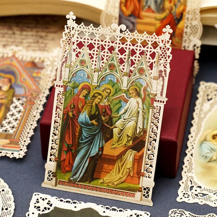 复活节-妇女们在墓穴 (Easter - Women at the Tomb)-7x11cm Catholic religious art