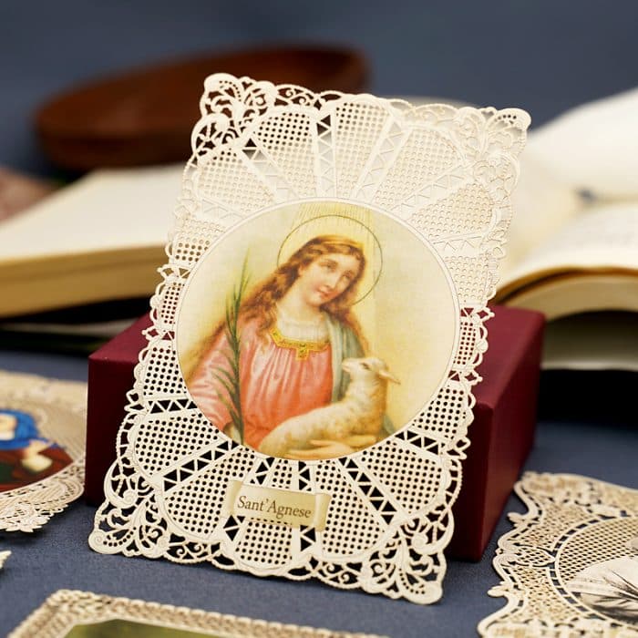 圣雅妮 (Saint Anne)-7x11cm Catholic religious art