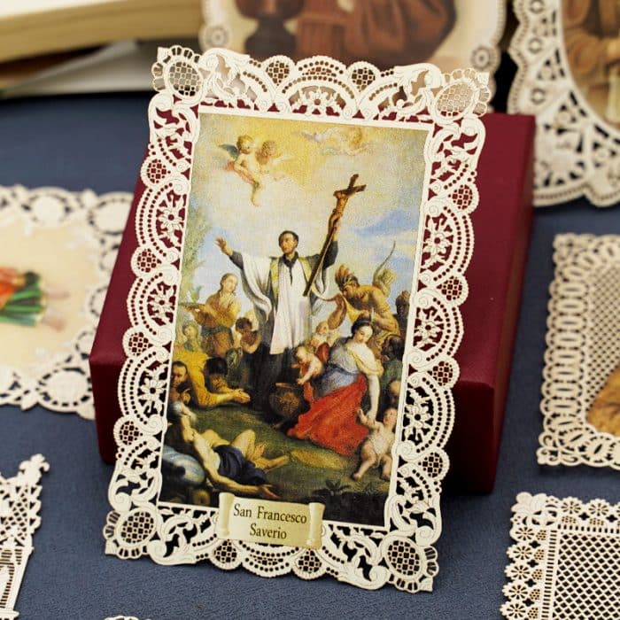 圣方济沙勿略 (Saint Francis Xavier)-7x11cm Catholic religious art