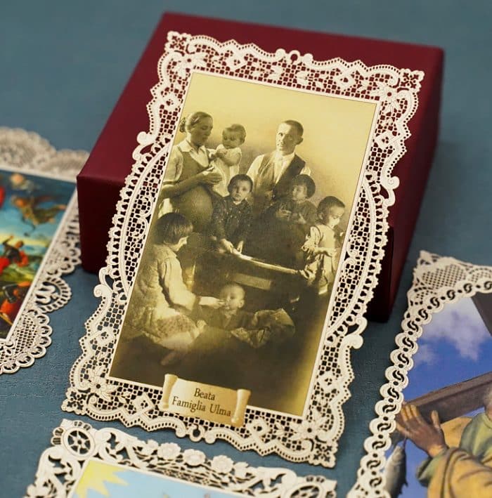 乌尔马Ulma一家 (The Ulma Family)-7x11cm Catholic religious art