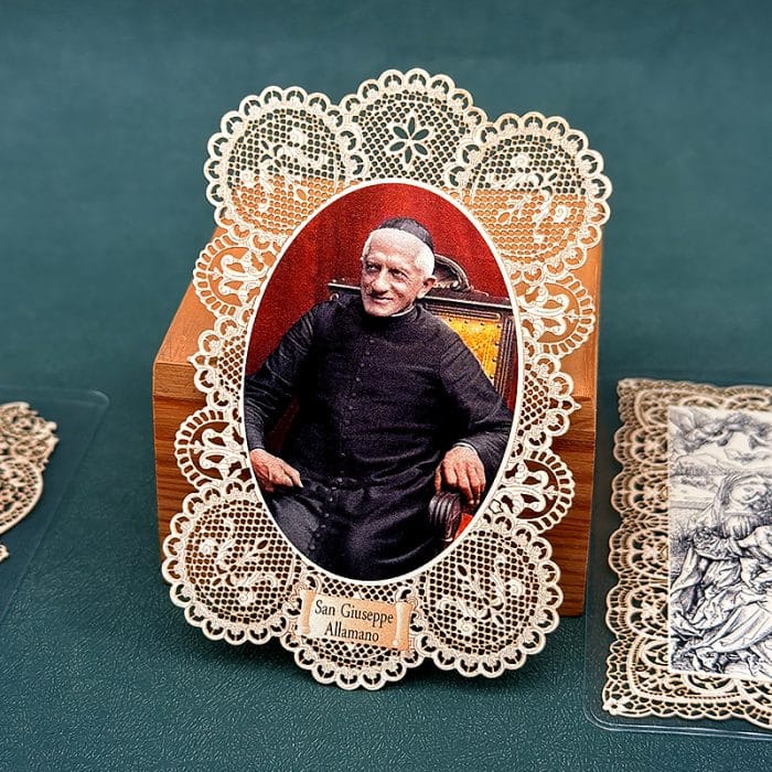 若瑟·阿拉莫诺神父 (Father Giuseppe Allamano)-7x11cm Catholic religious art