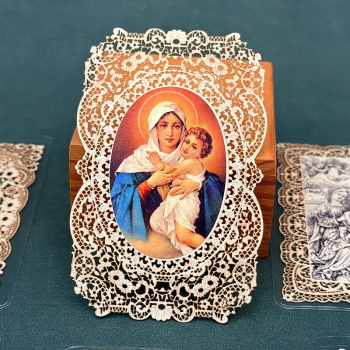 舒恩使特圣母 (Madonna of Schoenstatt)-7x11cm Catholic religious art