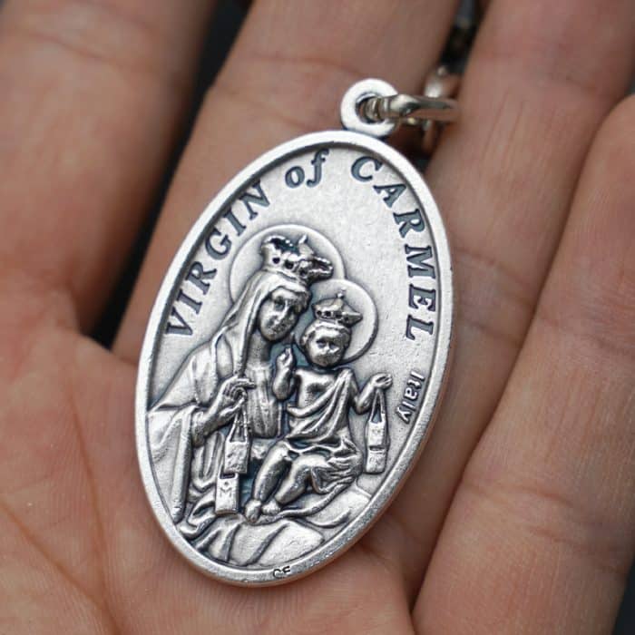 钥匙扣-加尔默罗+圣心 Catholic religious art