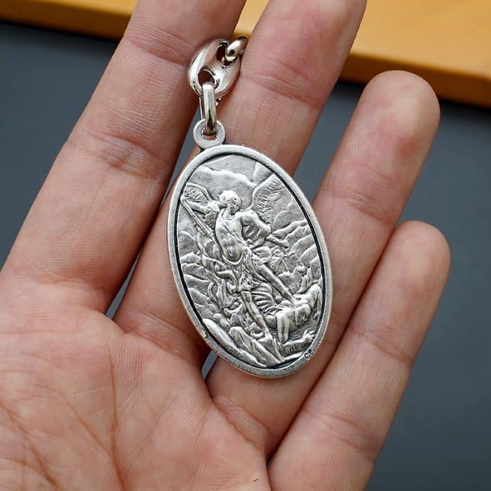 钥匙扣-基多福+总领天使 Catholic religious art