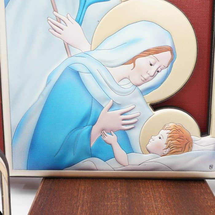 圣诞启明星浮雕摆台-16.3x21.6cm Catholic religious art