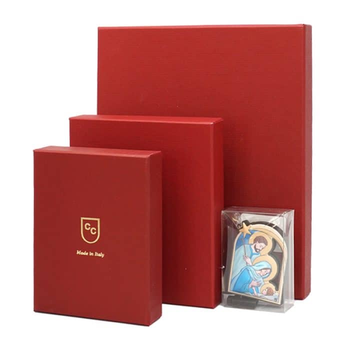 圣诞启明星浮雕摆台-16.3x21.6cm Catholic religious art