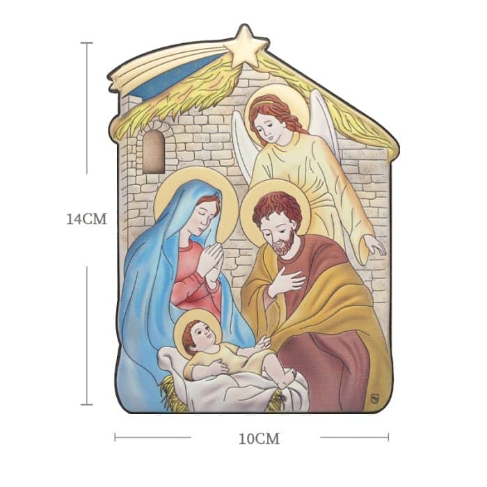 圣诞天使浮雕摆台-10x14cm Catholic religious art