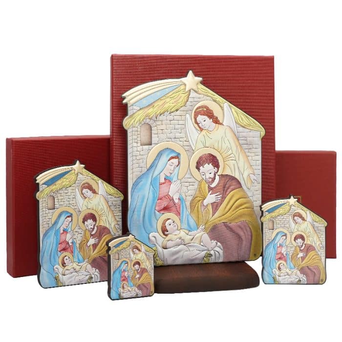 圣诞天使浮雕摆台-10x14cm Catholic religious art