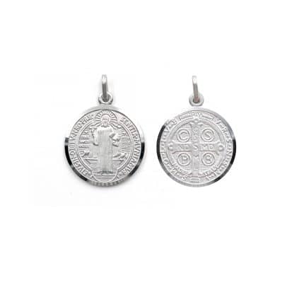 圣本笃圣牌-925银-13mm