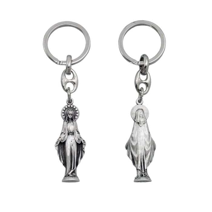 钥匙扣-圣母无染-9cm Catholic religious art