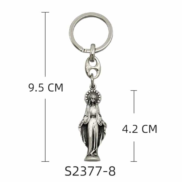 钥匙扣-圣母无染-9cm Catholic religious art