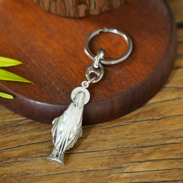 钥匙扣-圣母无染-9cm Catholic religious art