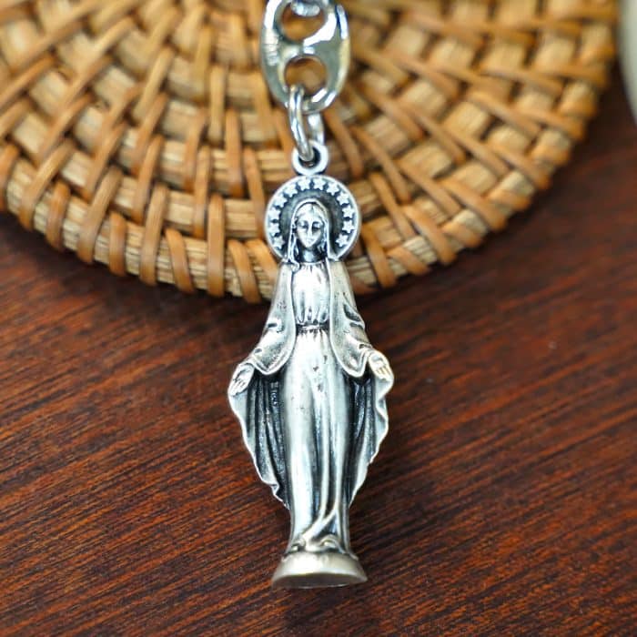 钥匙扣-圣母无染-9cm Catholic religious art