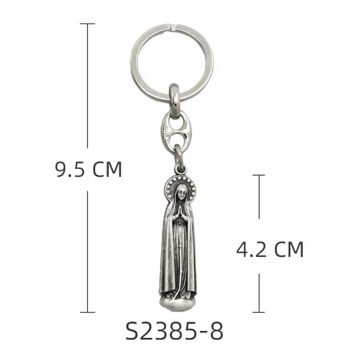 钥匙扣-法蒂玛圣母-9cm Catholic religious art