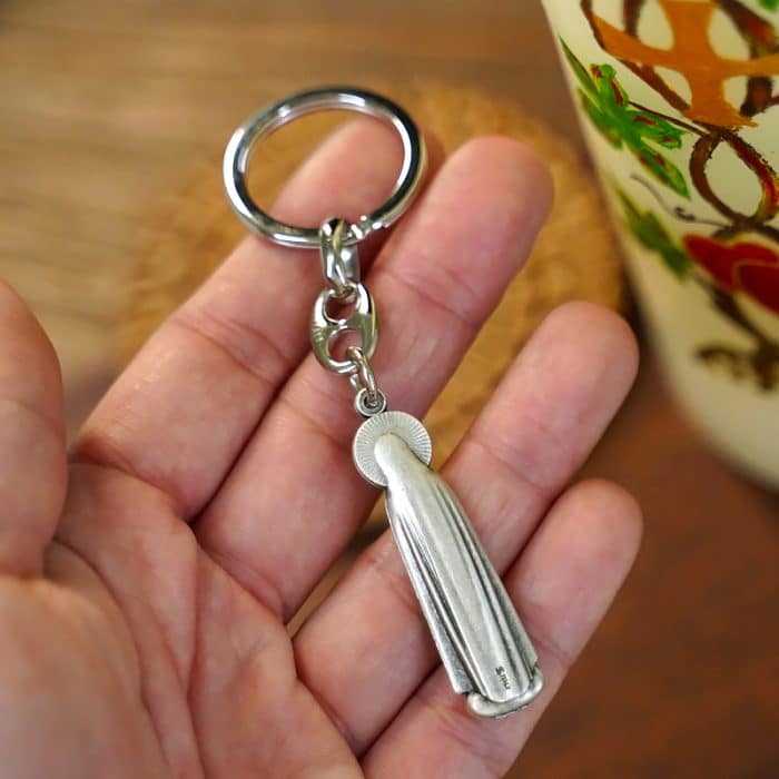 钥匙扣-法蒂玛圣母-9cm Catholic religious art