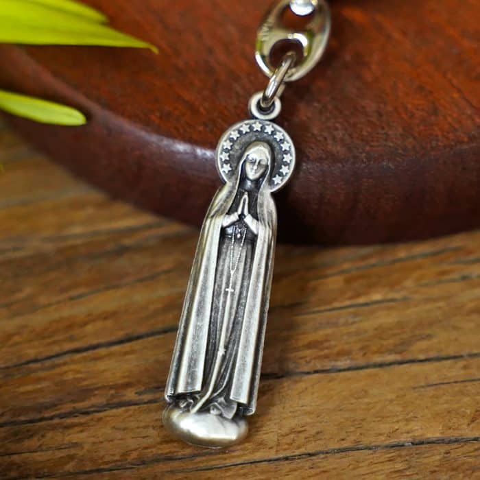 钥匙扣-法蒂玛圣母-9cm Catholic religious art