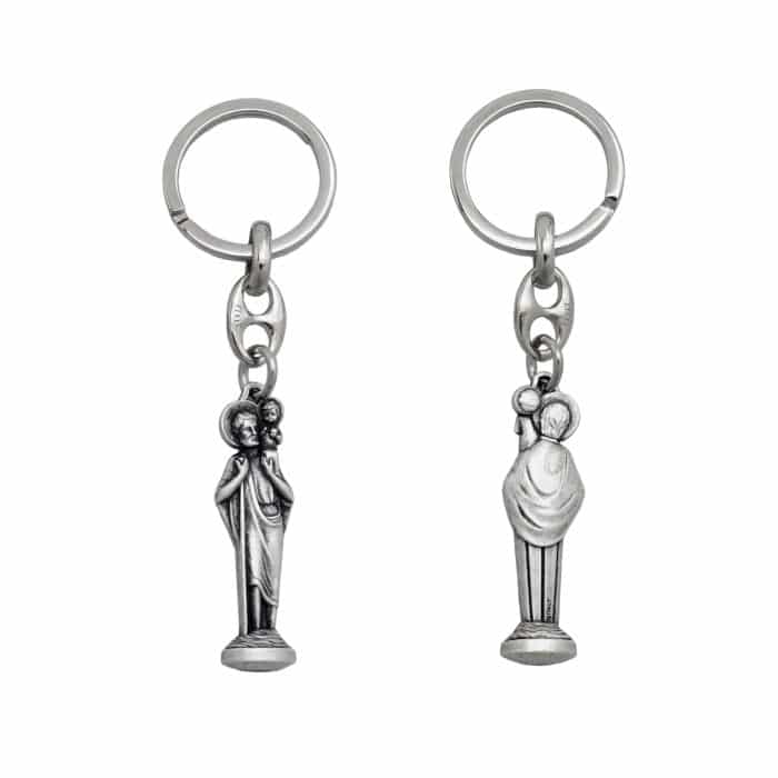 钥匙扣-圣基多福-9cm Catholic religious art