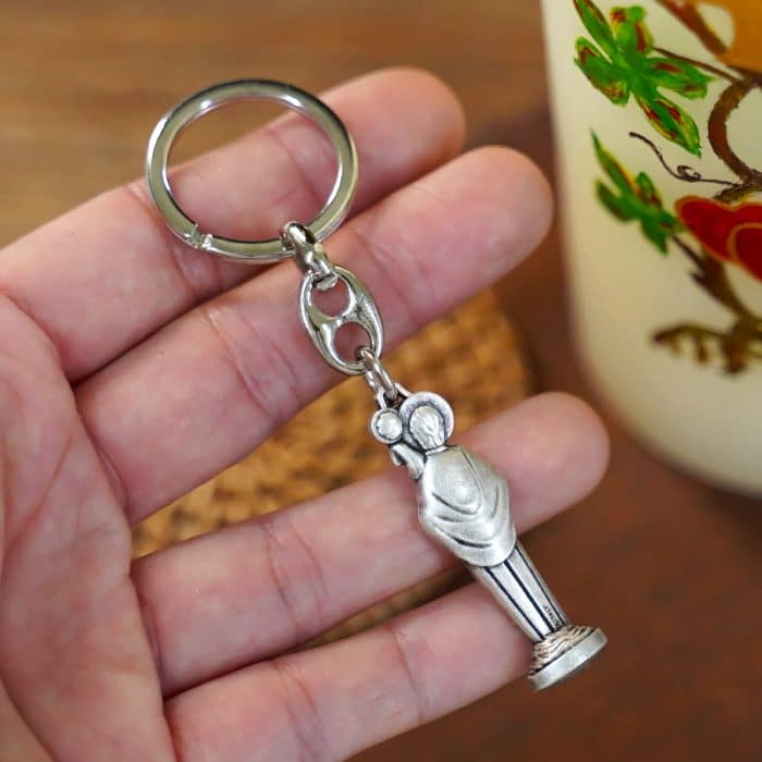 钥匙扣-圣基多福-9cm Catholic religious art