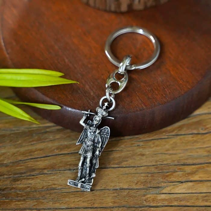 钥匙扣-圣弥额耳-10cm Catholic religious art