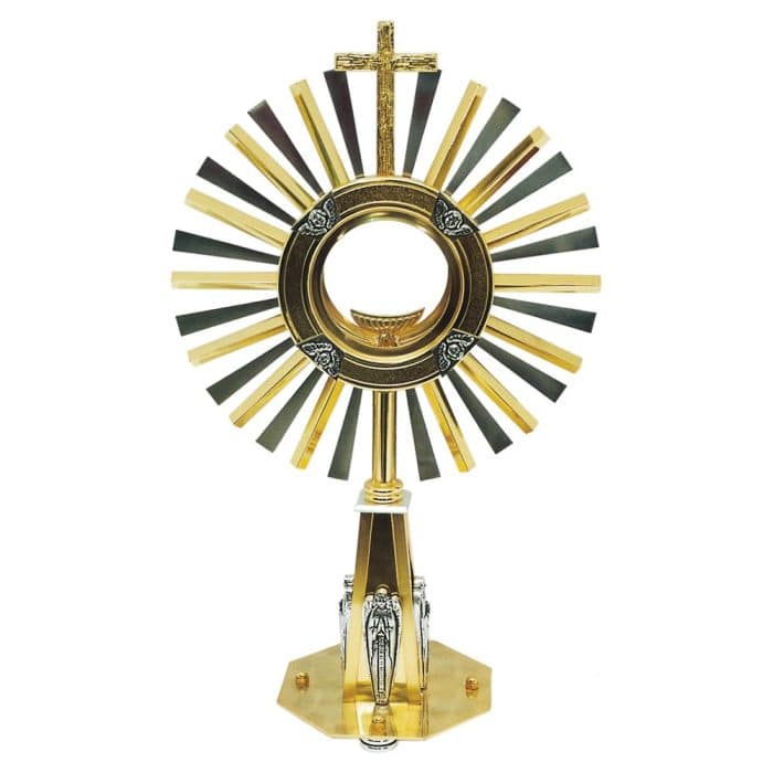 小天使主题圣体光 - 高40/50/60厘米，圣龛直径9.5厘米 Catholic religious art