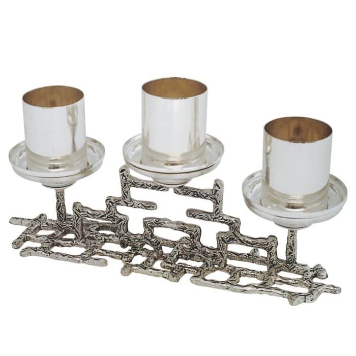 镂空三支枝状烛台 Catholic religious art