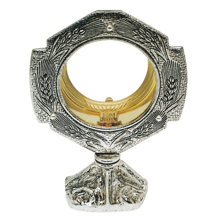 麦穗主题圣体光 - 高20厘米，圣龛直径9.5厘米 Catholic religious art