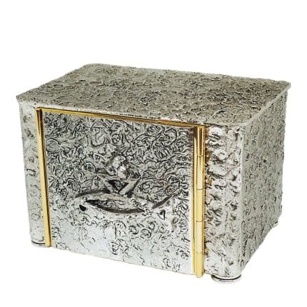 鱼主题桌上圣体龛 - 25 x 16厘米，高18厘米