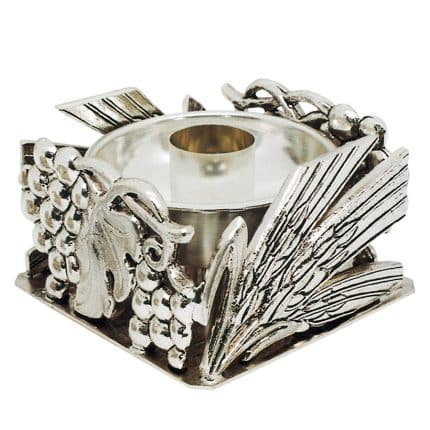 葡萄与麦穗主题方形烛台