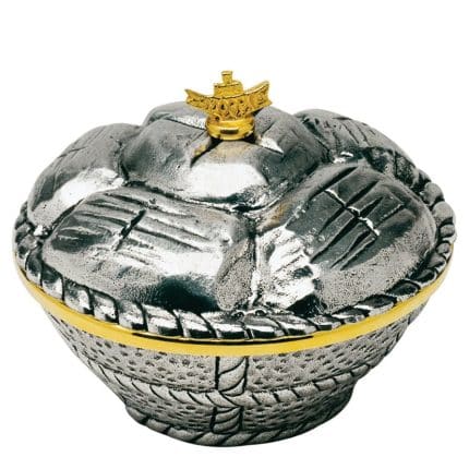 面包篮主题圣体盒 - 高10厘米，杯直径12厘米